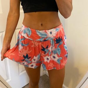 floral shorts 2 for 18